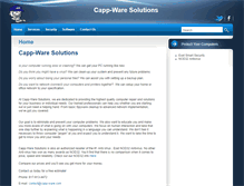 Tablet Screenshot of capp-ware.com